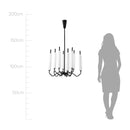 Pendente Isis Preto LED 80W ZR117- BK Starlux ST2674-Starlux-Starlumen