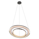 Pendente Loop Cromado e Branco 62cm LED 48W Hm009CR Bella ST2552-Bella Iluminação-Starlumen