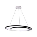 Pendente Loop Preto e Branco LED 76W 3000k HM010WB Bella ST2542-Bella Iluminação-Starlumen
