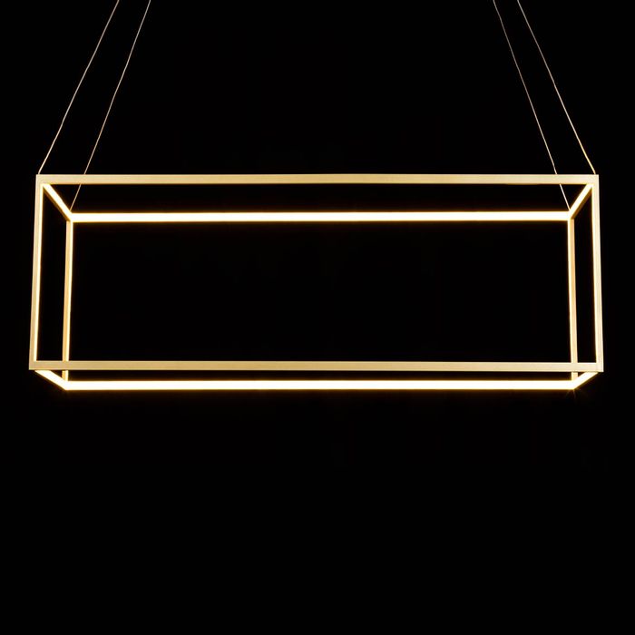 Pendente Lucca Ouro Fosco LED Branco Quente ZR100-WGD Starlux ST2623-Starlux-Starlumen