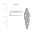 Pendente Lucca Ouro Fosco LED Branco Quente ZR100-WGD Starlux ST2623-Starlux-Starlumen