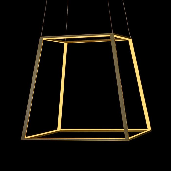 Pendente Lucca Ouro Fosco LED Branco Quente ZR101-WGD Starlux ST2624-Starlux-Starlumen