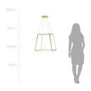 Pendente Lucca Ouro Fosco LED Branco Quente ZR101-WGD Starlux ST2624-Starlux-Starlumen