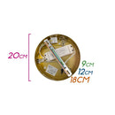 Pendente Lustre 2 Aneis Durado-Fosco LED 50W DCD01606 Sindora ST2119-Sindora-Starlumen