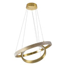 Pendente Lustre 2 Aneis Durado-Fosco LED 50W DCD01606 Sindora ST2119-Sindora-Starlumen