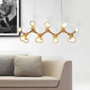 Pendente Lustre Molécula Cobre P/ 16 LED G9 PD1298G Quality ST1298-Quality-Starlumen