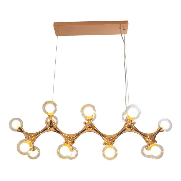 Pendente Lustre Molécula Cobre P/ 16 LED G9 PD1298G Quality ST1298-Quality-Starlumen