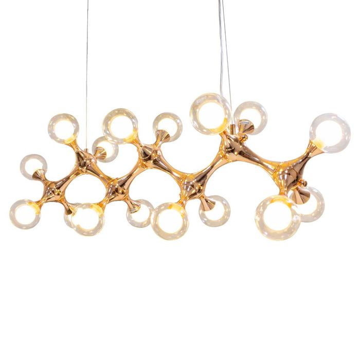 Pendente Lustre Molécula Cobre P/ 16 LED G9 PD1298G Quality ST1298-Quality-Starlumen