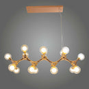 Pendente Lustre Molécula Cobre P/ 16 LED G9 PD1298G Quality ST1298-Quality-Starlumen