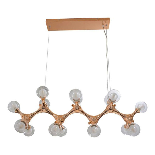 Pendente Lustre Molécula Cobre P/ 16 LED G9 PD1298G Quality ST1298-Quality-Starlumen