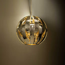 Pendente Lustre Oslo Em Acrilico 30cm 1E27 Cromado QPD1251-CR St562-Quality-Starlumen