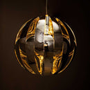 Pendente Lustre Oslo Em Acrilico 30cm 1E27 Cromado QPD1251-CR St562-Quality-Starlumen