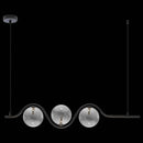 Pendente Malu Preto Fosco e Smoky 100 Cm Para 3x G9 ZR126 Starlux ST2616-Starlux-Starlumen