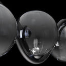 Pendente Malu Preto Fosco e Smoky 100 Cm Para 3x G9 ZR126 Starlux ST2616-Starlux-Starlumen