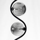 Pendente Malu Preto/Smoky 4 Globos Vidro para LED G9 ZR128-SKY Starlux St2596-Starlux-Starlumen