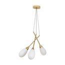 Pendente Mayla Ouro E Branco para 3x G9 LT005-WH Starlux ST2569-Starlux-Starlumen