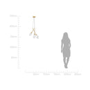 Pendente Mayla Ouro/incolor para 3x G9 LT005-CL Starlux ST2569-Starlux-Starlumen