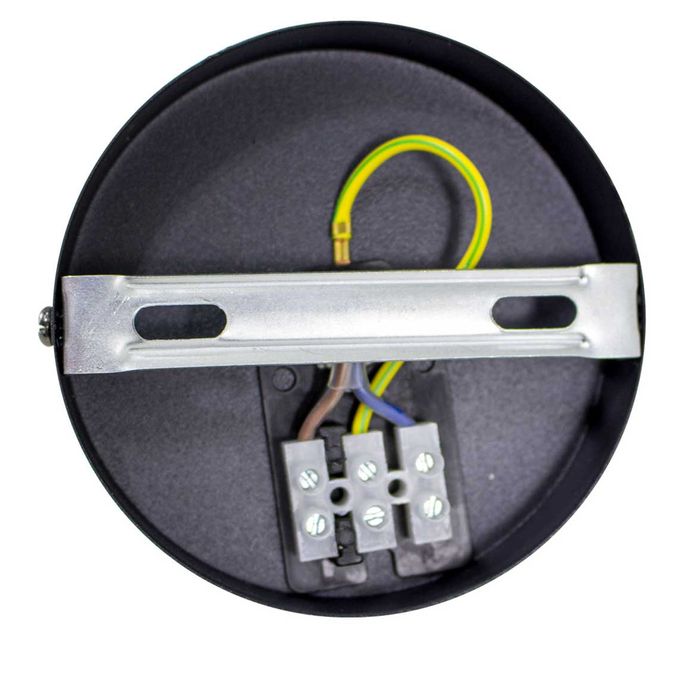 Pendente Metal Maciço Cabo Encapado Vintage E27 DS2326 St942-Preto-Starlumen-