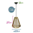 Pendente Metal Ouro Alto MD21368-1-230 St1740-Starlux-Starlumen