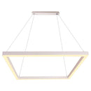 Pendente Moderno Fit LED Branco Quadrado Bivolt 25W 3000k 741LED3-BT ST1418-Newline-Starlumen