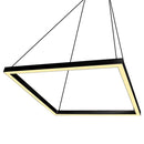 Pendente Moderno Fit LED Preto Quadrado Bivolt 25W 3000k 741LED3-PT ST1418-Newline-Starlumen