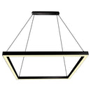 Pendente Moderno Fit LED Preto Quadrado Bivolt 25W 3000k 741LED3-PT ST1418-Newline-Starlumen