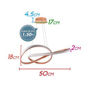 Pendente Moderno Orgon 50cm LED 45W PD1424CO ST1942-Quality-Starlumen