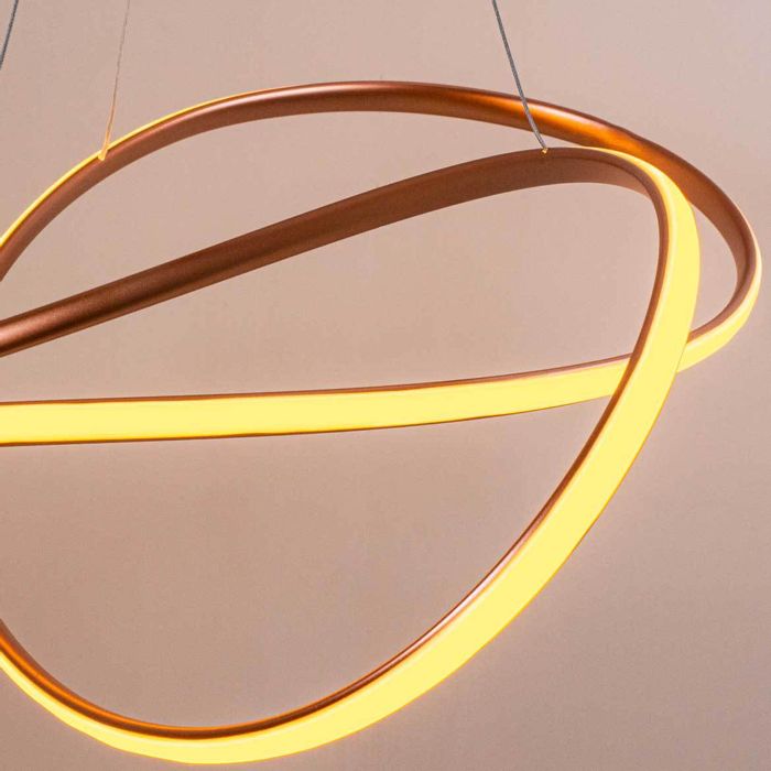 Pendente Moderno Orgon 80cm LED 58W PD1423CO ST1941-Quality-Starlumen