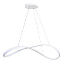 Pendente Moderno Zig Bella 52W Branco TP002 Bella ST1544-Bella Iluminação-Starlumen