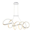 Pendente Moderno Zig Branco TP003 84cm 73W 3000k Bella ST1513-Bella Iluminação-Starlumen