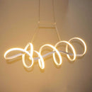 Pendente Moderno Zig Branco TP003 84cm 73W 3000k Bella ST1513-Bella Iluminação-Starlumen