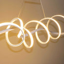 Pendente Moderno Zig Branco TP003 84cm 73W 3000k Bella ST1513-Bella Iluminação-Starlumen