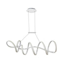 Pendente Moderno Zig Branco TP003 84cm 73W 3000k Bella ST1513-Bella Iluminação-Starlumen