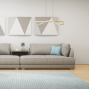 Pendente Naruto Ouro Fosco ZR120 100cm LED 13W 2700k Starlux ST2589-Starlux-Starlumen