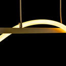 Pendente Naruto Ouro Fosco ZR120 100cm LED 13W 2700k Starlux ST2589-Starlux-Starlumen