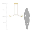 Pendente Naruto Ouro Fosco ZR120 100cm LED 13W 2700k Starlux ST2589-Starlux-Starlumen