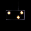 Pendente Orbit 3 Globos Preto e Transparente Bola Vidro Studioluce PDH1556 para 3X LED G9 ST2662-Studioluce-Starlumen