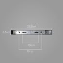 Pendente Orbit 3 Globos Preto e Transparente Bola Vidro Studioluce PDH1556 para 3X LED G9 ST2662-Studioluce-Starlumen