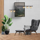 Pendente Orbit 5 Preto Fosco Globo Vidro Champagne P/ G9 PDH1528CHPT Studioluce ST2664-Studioluce-Starlumen