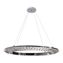 Pendente Orbit Cromado e Cromado Cristal 63cm LED 30W ID009C Bella ST2556-Bella Iluminação-Starlumen