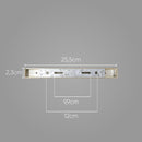 Pendente Orbit Dourado e Transparente 3 Globos Vidro PDH1557TRDO Studioluce ST2661-Studioluce-Starlumen