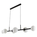 Pendente Orbit Preto 6 Globos Esferas Quality PDH1527PT St2081-Quality-Starlumen