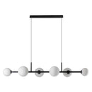 Pendente Orbit Preto 6 Globos Esferas Quality PDH1527PT St2081-Quality-Starlumen