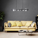 Pendente Orbit Preto 6 Globos Quality Pdh1526TRPT St2193-Quality-Starlumen