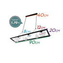 Pendente Orbit Preto 6 Globos Quality Pdh1526TRPT St2193-Quality-Starlumen