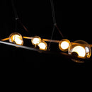 Pendente Orbit Preto 6 Globos Quality Pdh1526TRPT St2193-Quality-Starlumen