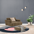 Pendente Orbit Preto e Champagne 2 Globos Bolas Vidro para G9 Studioluce ST2658-Studioluce-Starlumen