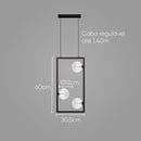 Pendente Orbit Preto e Transparente 3 Globos Vidro PDH1557TRPT Studioluce ST2661-Studioluce-Starlumen