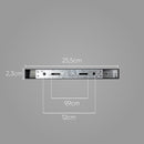 Pendente Orbit Preto e Transparente 3 Globos Vidro PDH1557TRPT Studioluce ST2661-Studioluce-Starlumen