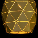 Pendente Otto Ouro Fosco 15cm Colmeia para E27 ZR109 Starlux ST2627-Starlux-Starlumen